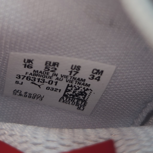 PUMA NWOT MENS SZ 17 2K COURT RIDER WHITE ULTRA BASKETBALL SNEAKER SHOES - Picture 9 of 13